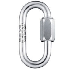 Maillon Rapide Peguet oval 8mm PPE (Stainless steel)